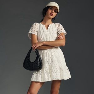 SOLD OUT! Anthropologie Somerset Eyelet Mini Dress NWT ready to ship!